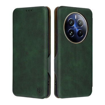 Nyitható tok Techsuit "Safe Wallet Plus" Realme 12 Pro / 12 Pro Plus készülékekhez - zöld