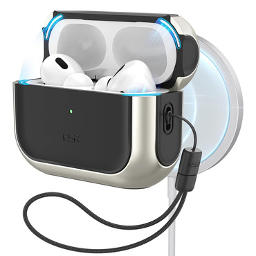 ESR "Orbit Hybrid HaloLock" védőtok Apple AirPods Pro / Pro 2 - titán
