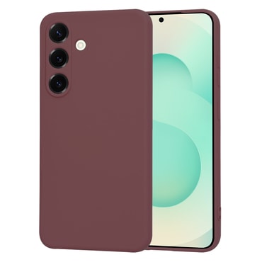 Techsuit SoftFlex szilikon tok Samsung Galaxy S25 Plus készülékhez - sötétpiros