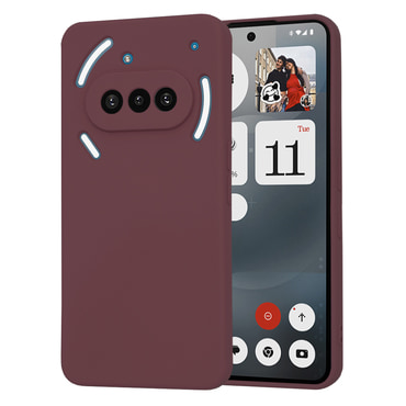 Techsuit SoftFlex szilikon tok Nothing Phone (3a) készülékhez - sötétpiros