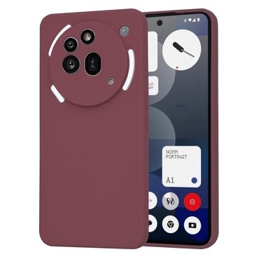 Techsuit SoftFlex szilikon tok Nothing Phone (3a) Pro készülékhez - sötétpiros