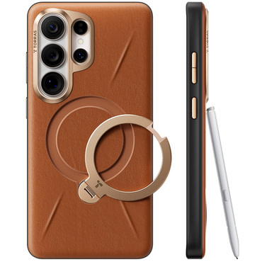 Prémium tok Torras "QPRO Leather" Samsung Galaxy S26 Ultra - brown