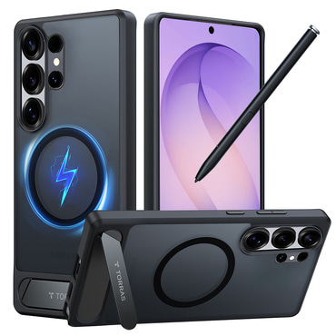 Prémium tok Torras "Pstand" Samsung Galaxy S26 Ultra készülékekhez - black