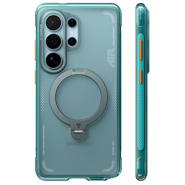 Prémium tok Torras "Ostand Spin Air MagSafe" Samsung Galaxy S26 Ultra készülékhez - glacier green