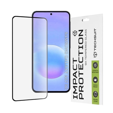 Prémium 3D Full Body üvegfólia Techsuit Samsung Galaxy A57 készülékekhez - fekete