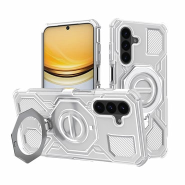 Hibrid tok "Carbon Shield Pro" Samsung Galaxy A57 készülékekhez - white transparent