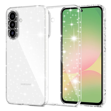 Átlátszó TPU gél tok Techsuit "SparkleSkin” Samsung Galaxy A57 készülékekhez