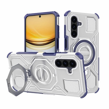 Hibrid tok "Carbon Shield Pro" Samsung Galaxy A37 készülékekhez - blue transparent