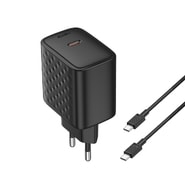 Lito LC20T 45W fali töltő - USB-C, GaN, mellékelt USB-C kábel - fekete