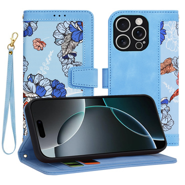 Nyitható tok Techsuit "FlipCraft" iPhone 16 Pro - vibrant blue