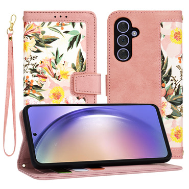 Nyitható tok Techsuit "FlipCraft" Samsung Galaxy A54 5G készülékekhez - sweetheart pink