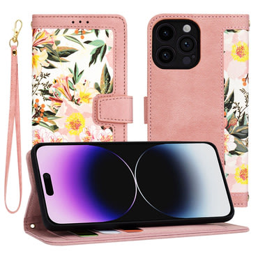 Nyitható tok Techsuit "FlipCraft" iPhone 14 Pro Max készülékekhez - sweetheart pink