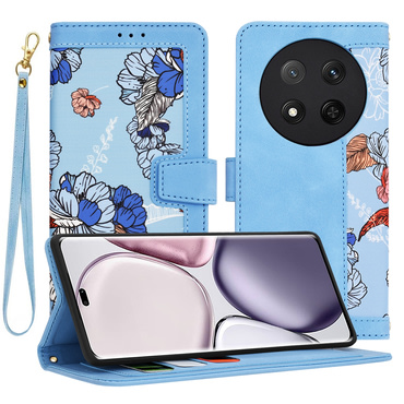 Nyitható tok Techsuit "FlipCraft" Honor Magic7 Lite / X9c készülékekhez - vibrant blue