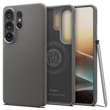 Tok Spigen "Liquid Air Magsafe" Samsung Galaxy S26 Ultra készülékekhez - marble grey