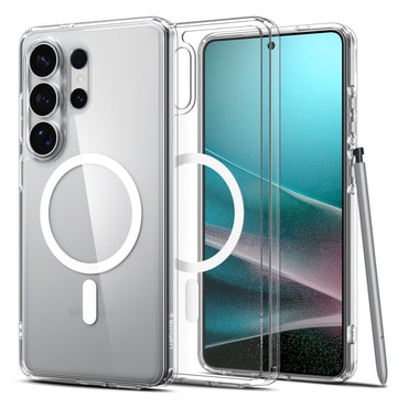 Tok Spigen "Ultra Hybrid Mag" Samsung Galaxy S26 Ultra készülékekhez - clear white