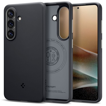 Tok Spigen "Nano Pop Mag" Samsung Galaxy S26 készülékekhez - black sesame