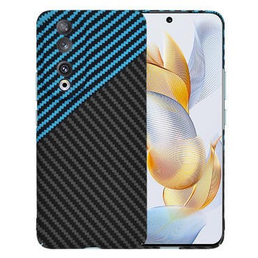 Kemény TPU tok Techsuit "Carbonite FiberShell" Honor 90 készülékekhez - blue pulse