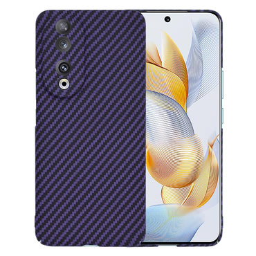 Kemény TPU tok Techsuit "Carbonite FiberShell" Honor 90 készülékekhez - purple