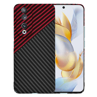 Kemény TPU tok Techsuit "Carbonite FiberShell" Honor 90 készülékekhez - red vortex