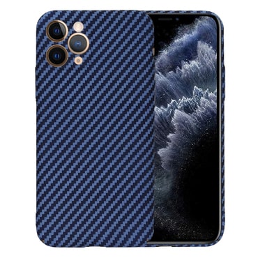 Kemény TPU tok Techsuit "Carbonite FiberShell" iPhone 11 Pro készülékekhez - cyan