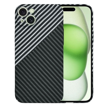 Kemény TPU tok Techsuit "Carbonite FiberShell" iPhone 15 Plus készülékekhez - stealth gray