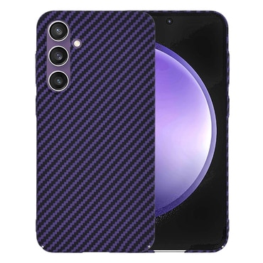 Kemény TPU tok Techsuit "Carbonite FiberShell" Samsung Galaxy S23 FE készülékekhez - purple