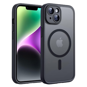 Hibrid tok "PureFrost MagSafe" iPhone 14 készülékekhez - black