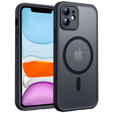 Hibrid tok "PureFrost MagSafe" iPhone 11 készülékekhez - black