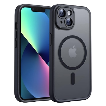 Hibrid tok "PureFrost MagSafe" iPhone 13 készülékekhez - black