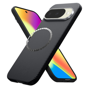 Prémium tok Techsuit Aramid Fiber MagSafe támogatással Google Pixel 10 / Pixel 10 Pro - black