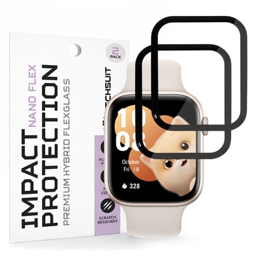 2-Pack Techsuit "Nano Flex" 3D Full Body kijelzővédő fólia Honor Watch 5 modellhez