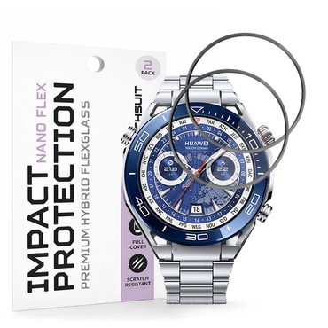2-Pack Techsuit "Nano Flex" 3D Full Body kijelzővédő fólia Huawei Watch Ultimate / Ultimate 2 modellhez