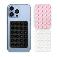 Szilikon telefontartó 24 tapadókoronggal - black