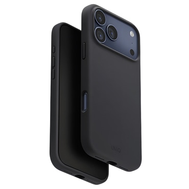Prémium tok UNIQ "Lino MagClick™" iPhone 17 Pro Max készülékhez - Charcoal Black