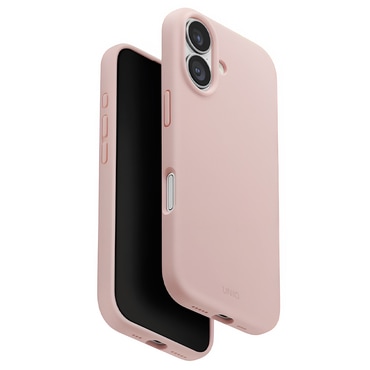Prémium tok UNIQ "Lino MagClick™" iPhone 17 készülékhez - Blush Pink