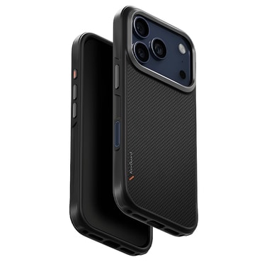 Prémium tok UNIQ "Keva Aramid™" aramidszálas iPhone 17 Pro készülékhez - Black