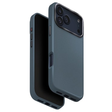 Prémium tok UNIQ "Lyden Leatherette Case™" műbőrből iPhone 17 Pro készülékhez - Steel Teal
