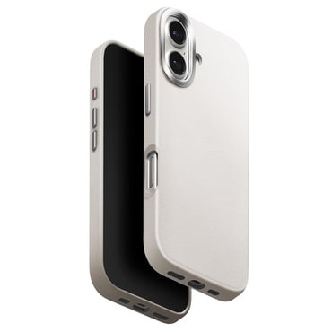 Prémium tok UNIQ "Lyden Leatherette Case™" műbőrből iPhone 17 készülékhez - Gray