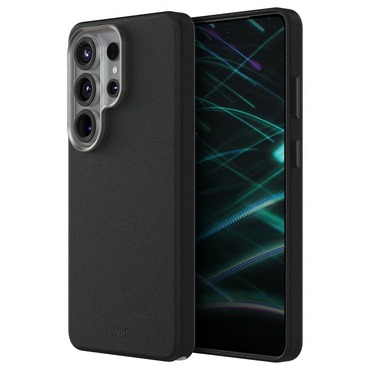 Prémium tok UNIQ "Lyden Leatherette Case™" műbőrből Samsung Galaxy S26 Ultra készülékhez - Black