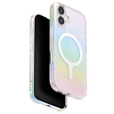 Prémium tok UNIQ "Iridescia MagClick™" iPhone 17 készülékhez - Rainbow