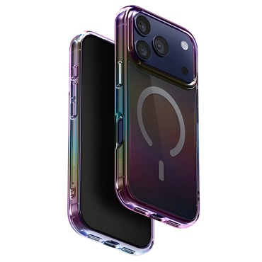 Prémium tok UNIQ "Iridescia MagClick™" iPhone 17 Pro Max készülékhez - Aurora Borealis