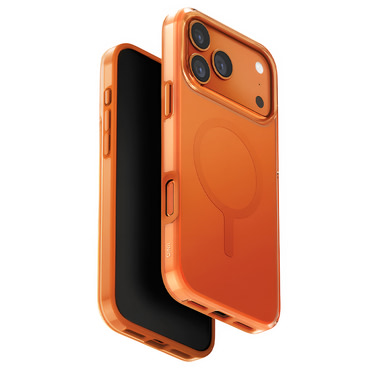 Prémium tok UNIQ "Clario MagClick™" iPhone 17 Pro készülékhez - Orange