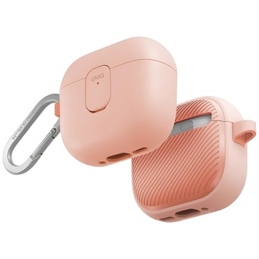Prémium tok UNIQ "Clyde Series™" AirPods 4 készülékhez - Coral