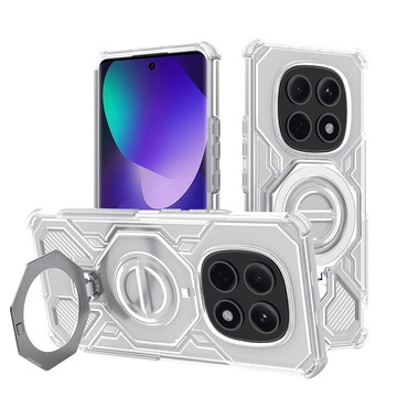 Hibrid tok "Carbon Shield Pro" Xiaomi Redmi Note 15 5G / Poco M8 készülékekhez - white transparent