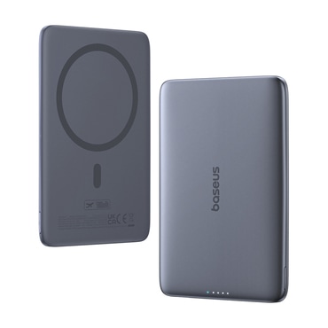 Baseus "PicoGo AM41" 5000mAh power bank MagSafe technológiával és LED kijelzővel - gray