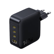 Fali töltő Baseus "EnerFill FH11" 140W 3x USB-C, 1x USB-A, GaN technológia, gyors töltés - cosmic black