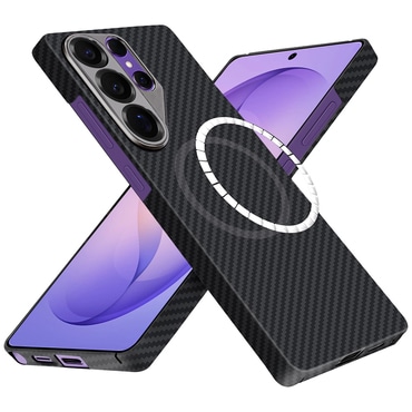 Prémium tok Techsuit Aramid Fiber MagSafe támogatással Samsung Galaxy S26 Ultra - Black