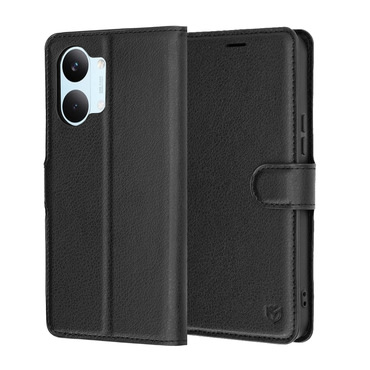 Nyitható tok Techsuit "Leather Folio" Poco X8 Pro Max készülékekhez - Black