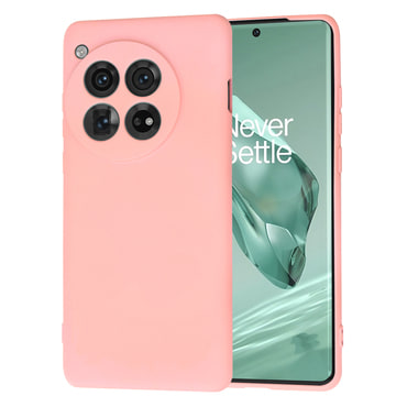 Techsuit SoftFlex szilikon tok OnePlus 12 készülékhez - chalk pink