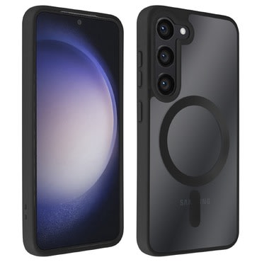 Hibrid tok "PastelMag" MagSafe mágnessel Samsung Galaxy A57 készülékekhez - black